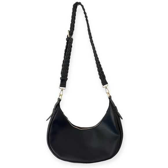 JULES KAE Zola Bag Vegan Shoulder Bag Adjustable Strap Black - Picture 7 of 15